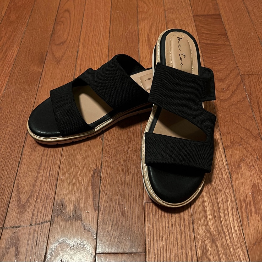 Me Too Slip On Sandals Hillie Cutout Sandal